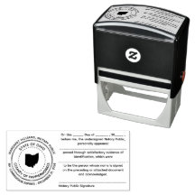 Ohio Notary Public Acknowledgement Stamp