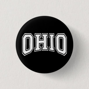 Ohio OH USA  3 Cm Round Badge