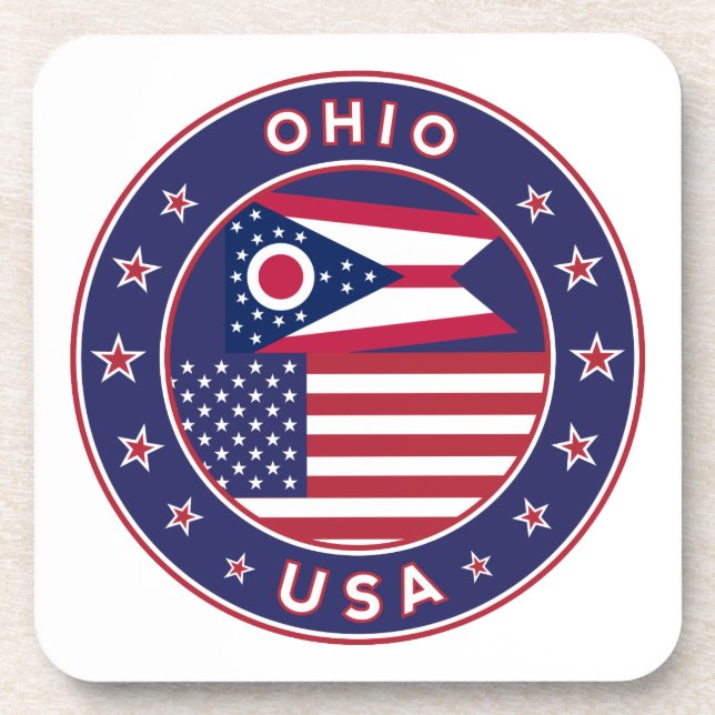Ohio, Ohio t-shirt, Ohio sticker, phone case Coaster (Front)