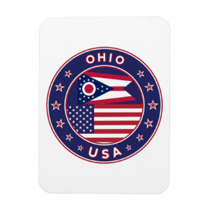 Ohio, Ohio t-shirt, Ohio sticker, phone case Magnet