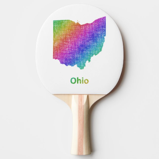 Ohio Ping Pong Paddle (Front)