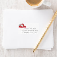 Ohio Red Barn Return Address