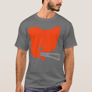 Ohio Retro Helmet Brown T-Shirt