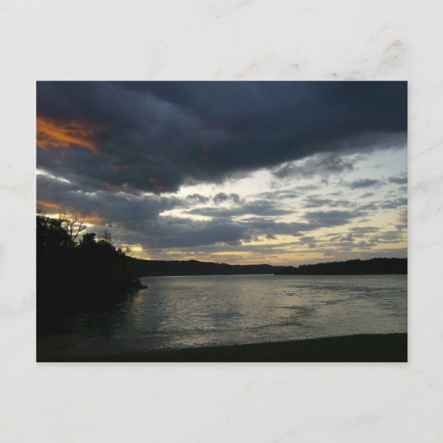 Ohio River Valley Sunrise Theme Postcard (Front)