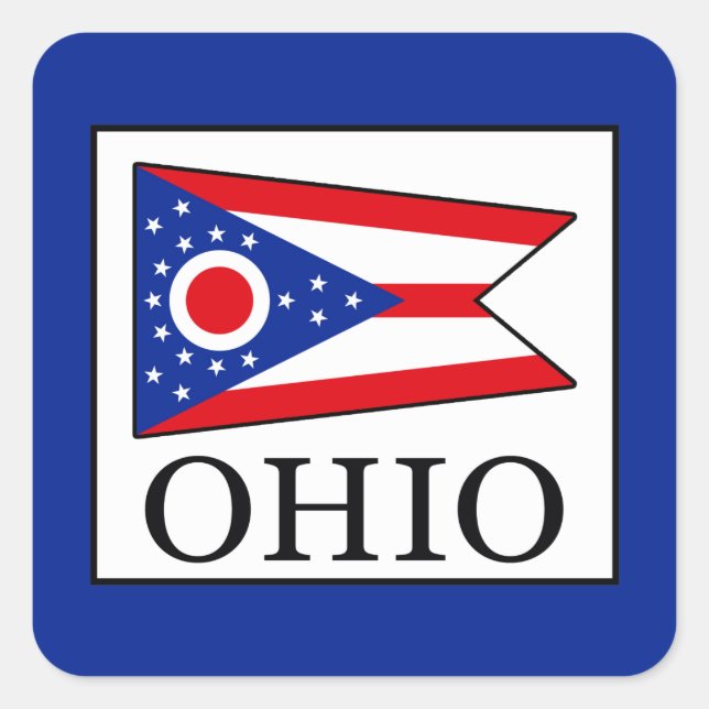 Ohio Square Sticker (Front)