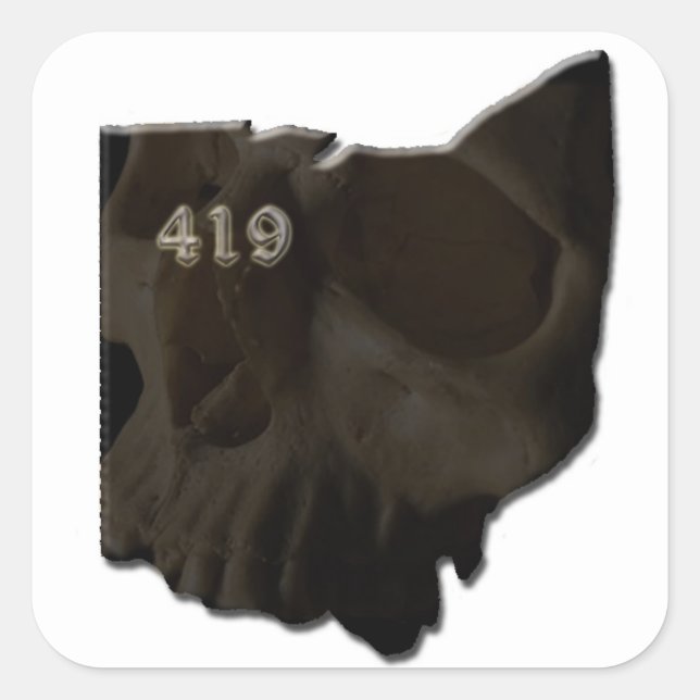 OHIO SQUARE STICKER (Front)