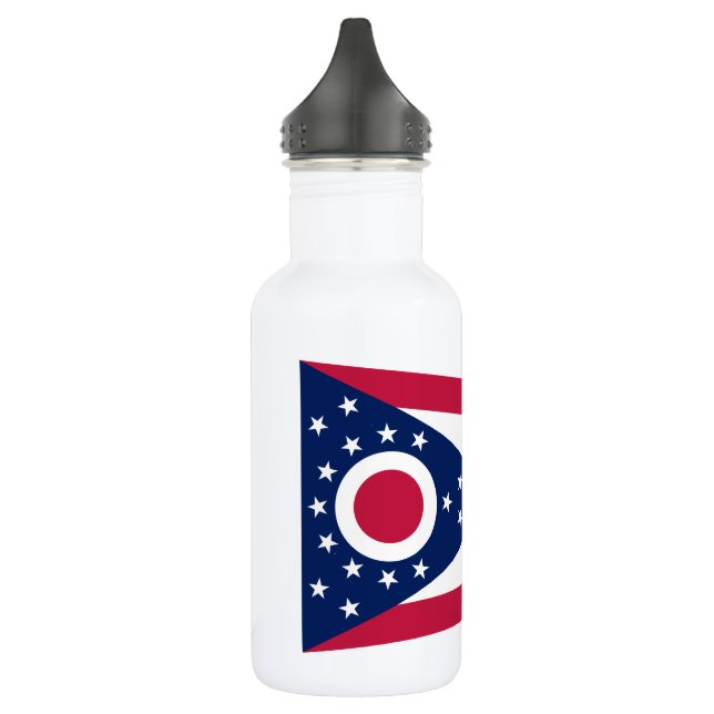 Ohio State Flag 532 Ml Water Bottle (Left)