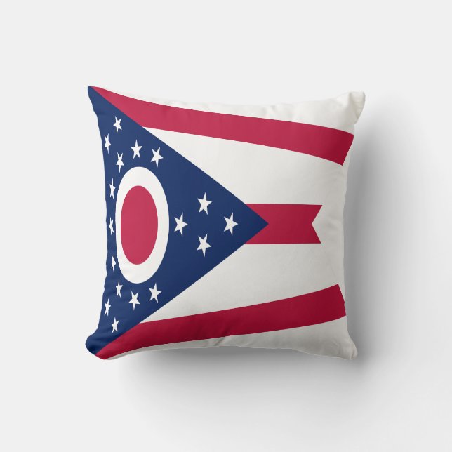 Ohio State Flag Cushion (Front)