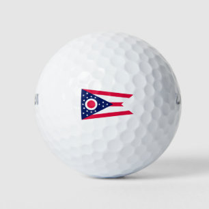 Ohio State Flag Design Golf Balls