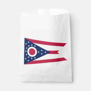Ohio State Flag Favour Bags