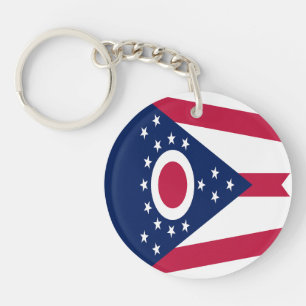 Ohio State Flag Key Ring