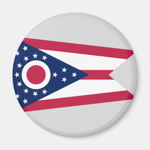 Ohio State Flag Magnet