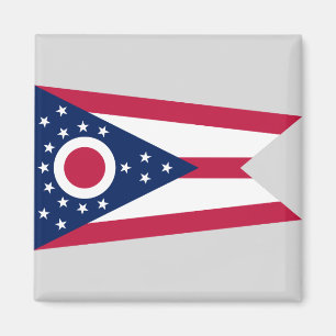 Ohio State Flag Magnet