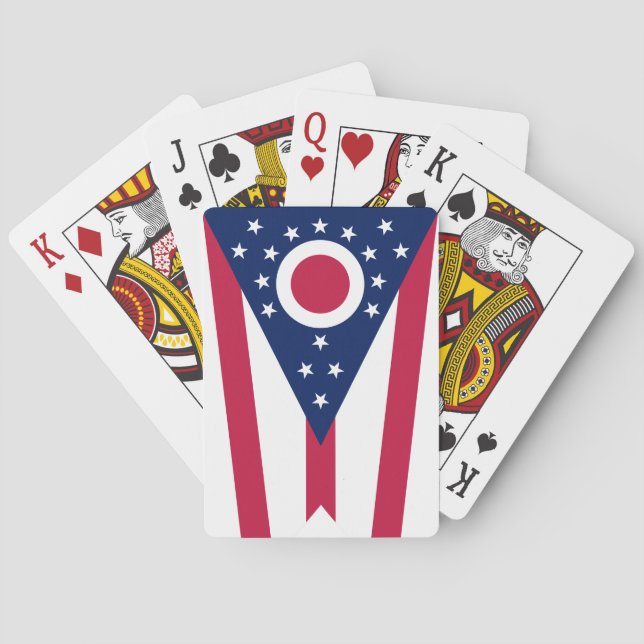 Ohio State Flag Playing Cards (Back)