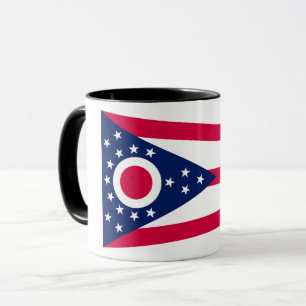 Ohio State Flag: The Buckeye State Banner Mug