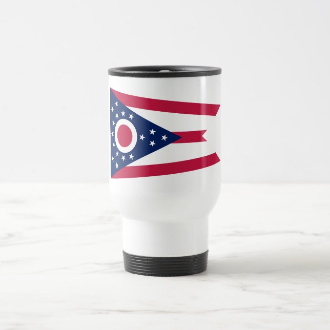 Ohio State Flag Travel Mug (Center)