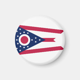 Ohio State Flag USA Magnet