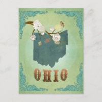 Ohio State Map – Green