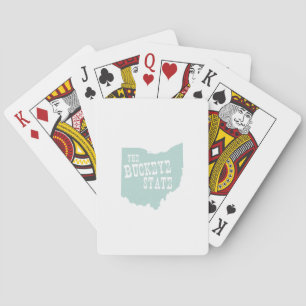 Ohio State Motto Slogan Playing Cards