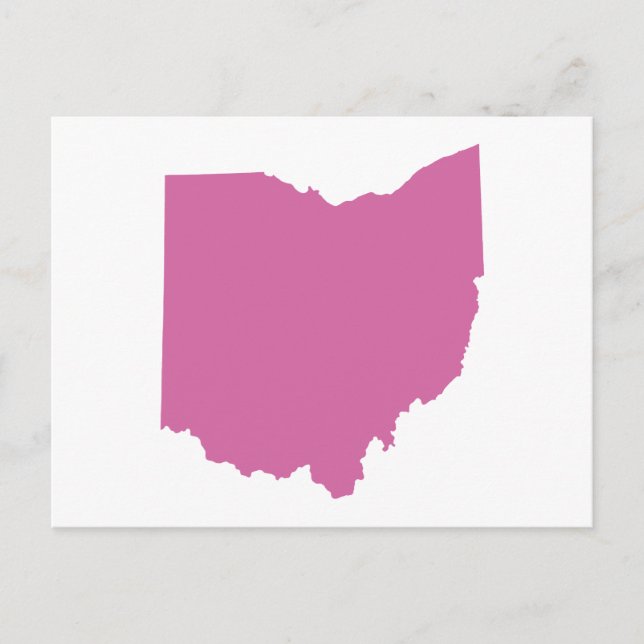 Ohio State Outline Postcard (Front)