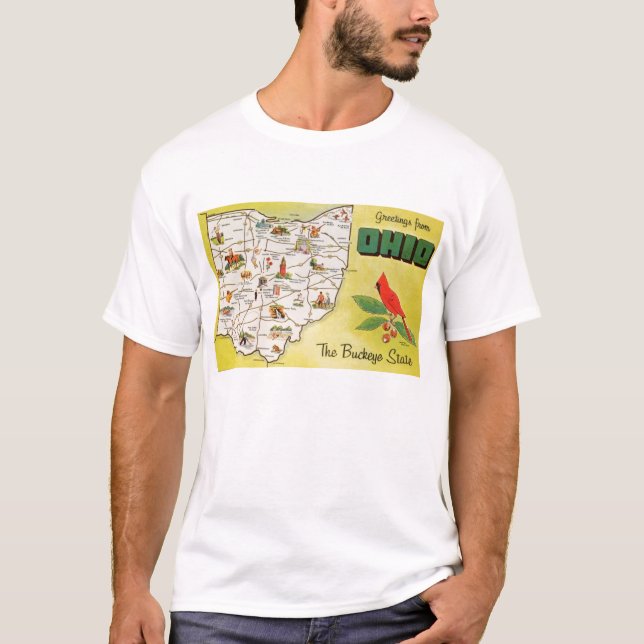 Ohio State Penny Postcard T-Shirt (Front)