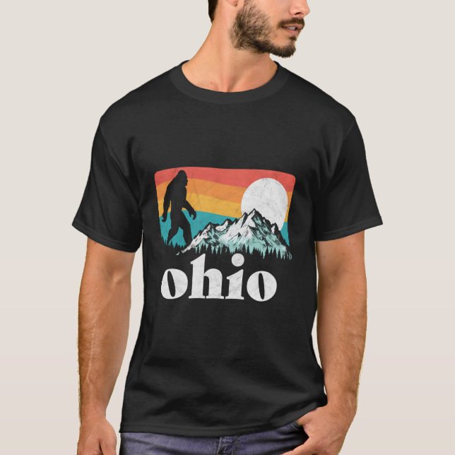 Ohio State Pride Bigfoot Mountains T-Shirt (Front)