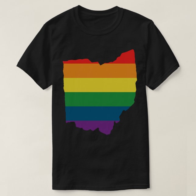 Ohio State Rainbow 1 T-Shirt (Design Front)