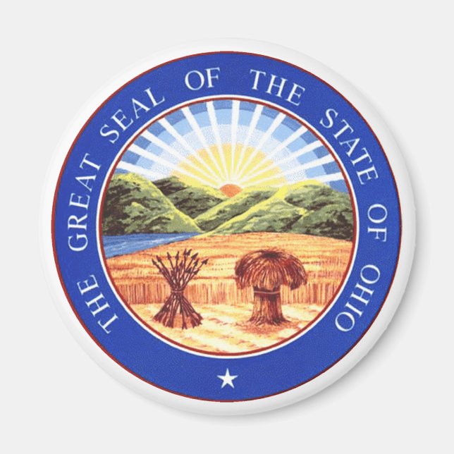 Ohio State Seal Magnet (Front)