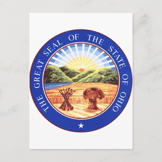 Ohio State Seal Postcard (Front)