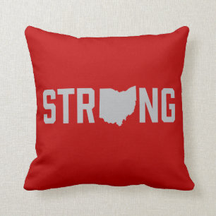 Ohio State Strong Throw Pillow