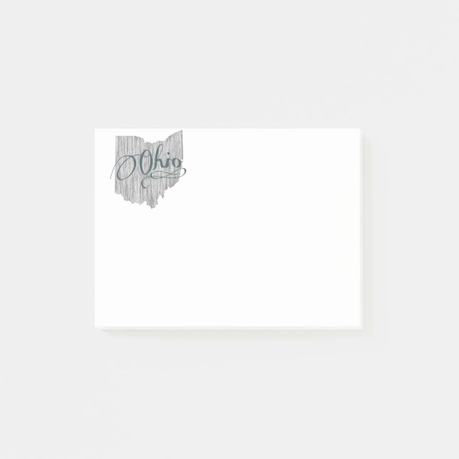 Ohio State Typography Post-it Notes (Front)