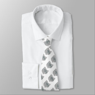 Ohio State Typography Tie