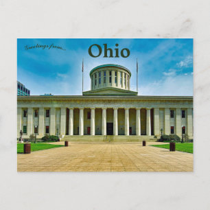 Ohio Statehouse in Columbus Ohio Postcard