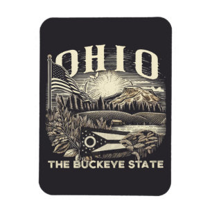 Ohio The Buckeye State Magnet