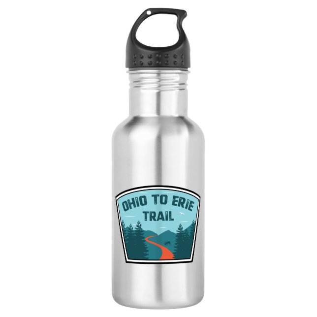 Ohio To Erie Trail 532 Ml Water Bottle (Front)