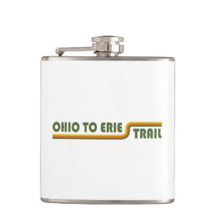 Ohio To Erie Trail Hip Flask
