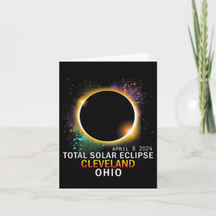 Ohio Total Solar Eclipse April 8 2024 Card