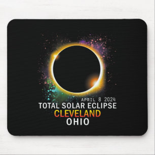 Ohio Total Solar Eclipse April 8 2024  Mouse Pad