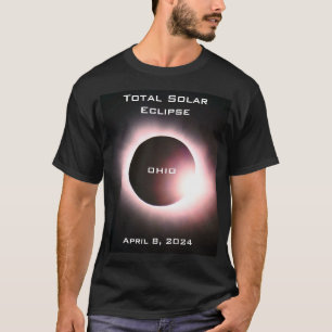 OHIO Total solar eclipse April 8, 2024 T-Shirt