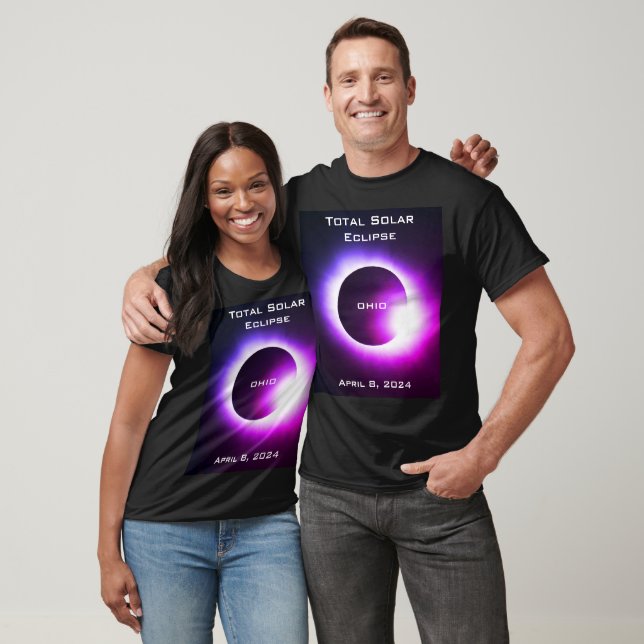 OHIO Total solar eclipse April 8, 2024 T-Shirt (Unisex)