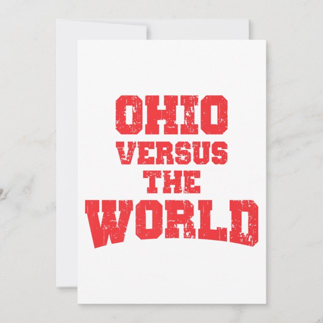 OHIO VERSUS THE WORLD INVITATION (Front)