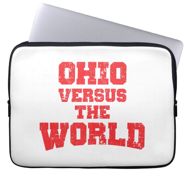 OHIO VERSUS THE WORLD LAPTOP SLEEVE (Front)
