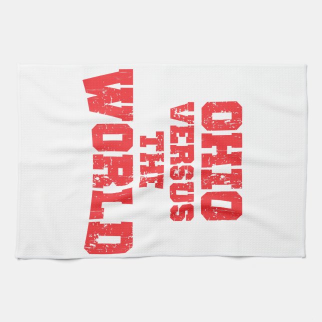 OHIO VERSUS THE WORLD TEA TOWEL (Horizontal)