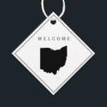 Ohio Welcome Bag Gift Tag Wedding Weekend<br><div class="desc">These are the perfect little state map gift tags for your wedding welcome bags or favours. You can customise front and back text.</div>