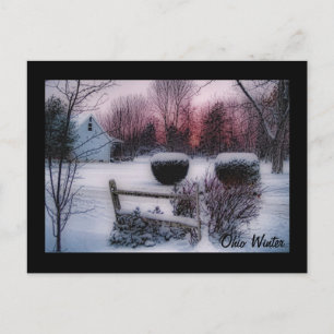 Ohio Winter postcard