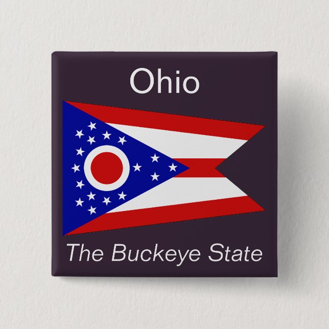Ohioan Flag Button (Front)