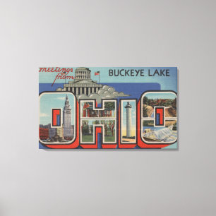 OhioBuckeye LakeLarge Letter ScenesOhio Canvas Print