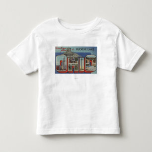 OhioBuckeye LakeLarge Letter ScenesOhio Toddler T-Shirt