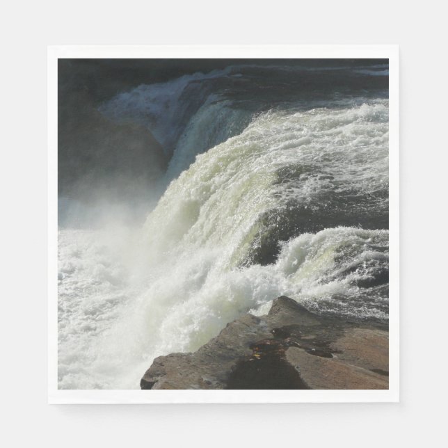 Ohiopyle Falls in Pennsylvania Napkin (Front)