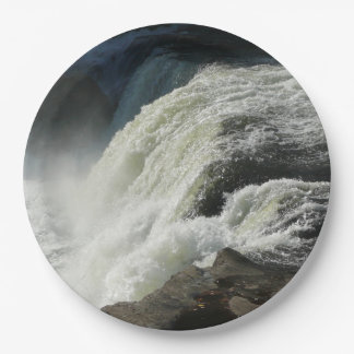 Ohiopyle Falls in Pennsylvania Paper Plate